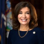February 11, 2019 - Albany NY - Lt. Governor Kathy Hochul poses for a portrait and headshot in her office at the State Senate. (Mike Groll/Office of Governor Andrew M. Cuomo)
